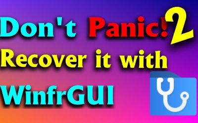 Data Disaster? No Problem! Recover Deleted Files free with WinFRGUI