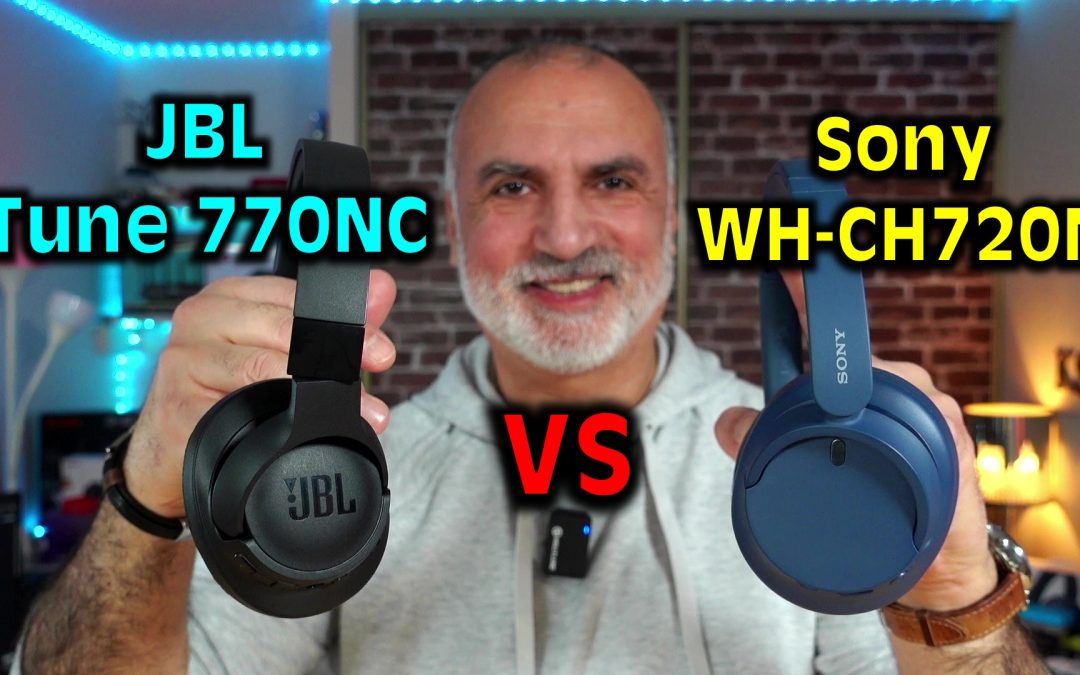 JBL Tune 770 NC vs Sony WH-CH720N: Sound demo and full comparison