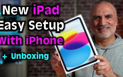 iPad setup in 2025 with unboxing